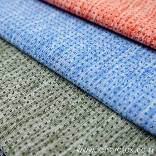 Nylon Polyester Spandex Knitted Eyelet Mesh Fabric